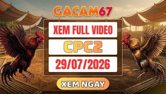 Xem Lại Video Đá Gà CPC2 Ngày 29/07/2026 Tại GACAM67
